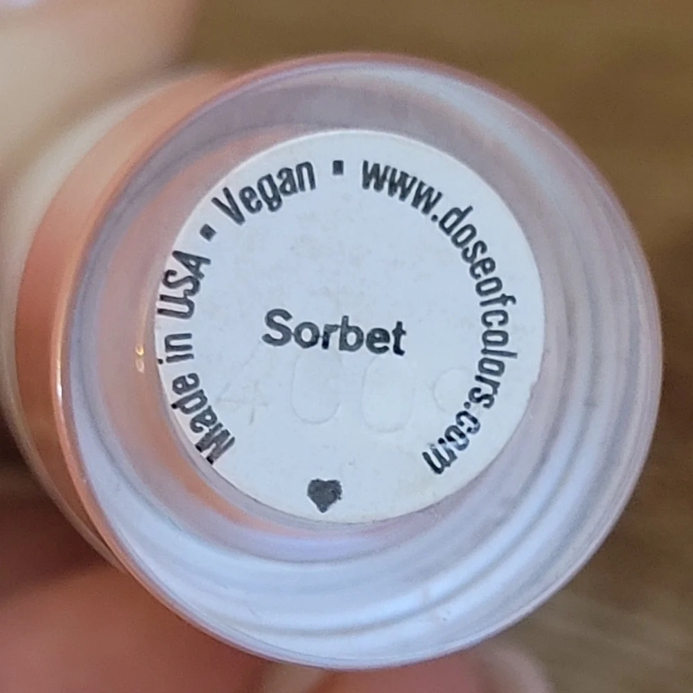 Dose of Colors Vegan lipstick in Sorbet